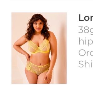 Sexy lacey sheer bra and panty set